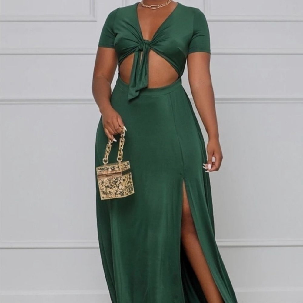 Dress Day Green Maxi Dress